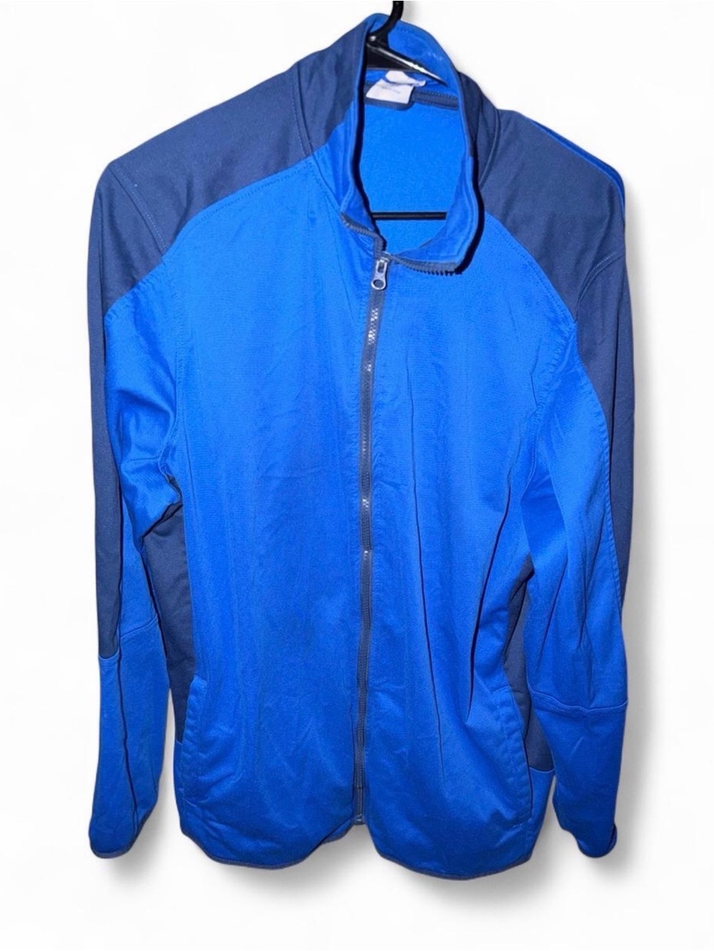 Men's Vintage Full-Zip Active Starter Jacket - Blue